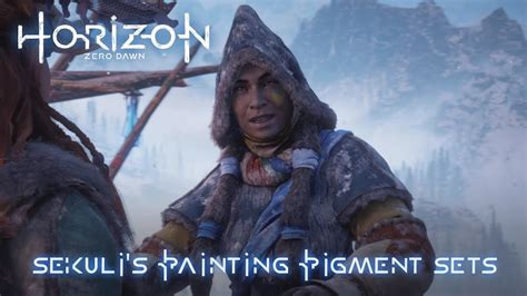 HORIZON ZERO DAWN Gameplay Walkthrough Sekuli S Painting Pigment Sets