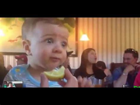 Babies Eating Lemons For The First Time Compilation Youtube