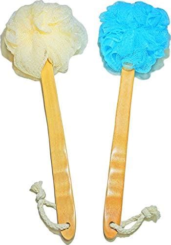 2 Pack Shower Loofah Body And Back Scrubber Exfoliating