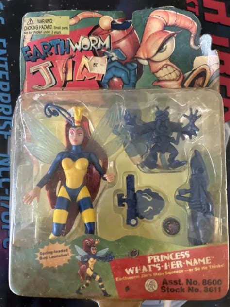 Earthworm Jim Princess Whats Her Name 5 Action Figure 1994 Moc New