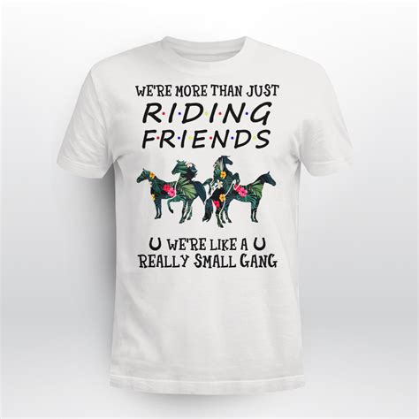 Were More Than Just Riding Friend Horse Funny Shirt Tiniven
