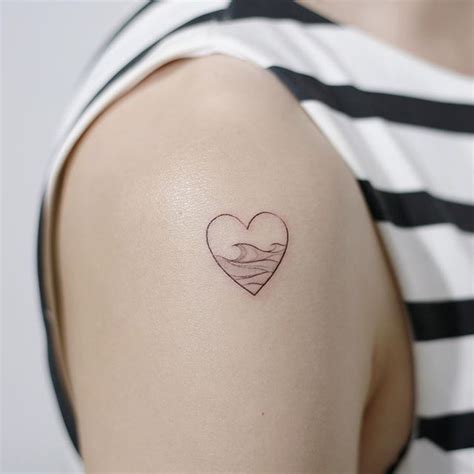 22 Ocean Heart Tattoo Is Very Liked By Everyone Tatuaggi Per Le