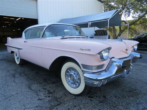 1957 Pink Cadillac Coupe Deville Series 62 Classic Cadillac Deville