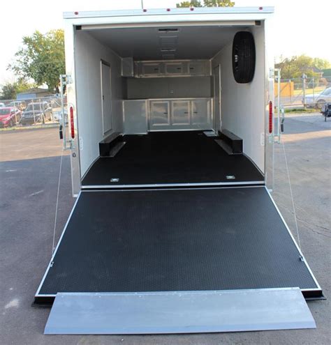 Call For Price 24 Silver Enclosed Trailer With Escape Doorspread