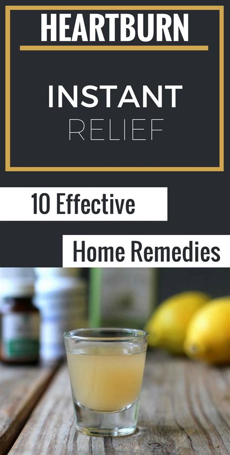 Heartburn Instant Relief 10 Effective Home Remedies Natural Remedies