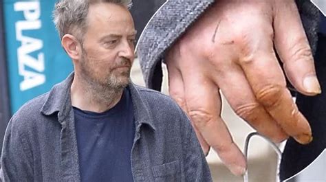 Matthew Perry Jokes About Needing A Manicure After Hes Spotted With