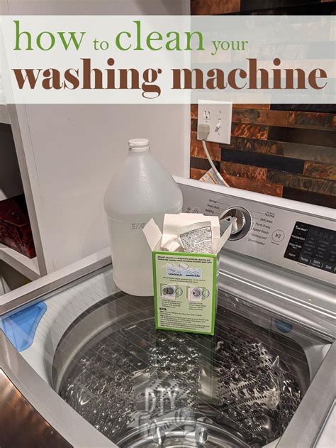 Natural Way To Clean Washing Machine Machine Jwl