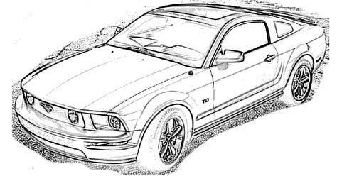 You can use our amazing online tool to color and edit the following ford gt coloring pages. Ford Mustang 2009 Coloring Page | Cars coloring pages ...