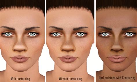 How To Contour Different Nose Shapes Mod The Sims Nose Contouring