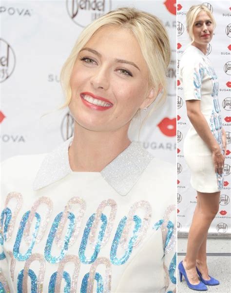 Style Fashion 2012 Sexy Maria Sharapova David Koma Dress