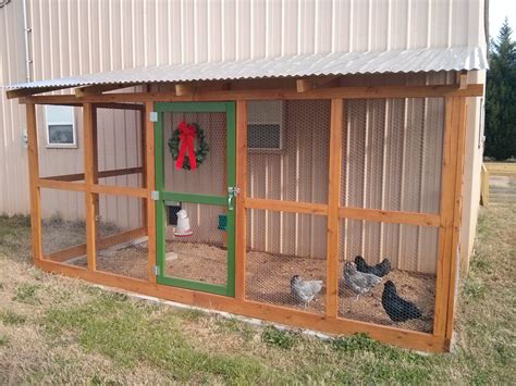 A pole barn is a simple building that's supported by poles in the ground and anchored by concrete. Pole Barn Coop (Part Two: The Run) | BackYard Chickens ...