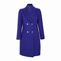 Cobalt Blue Double Breasted Coat (3098086) | Inwear