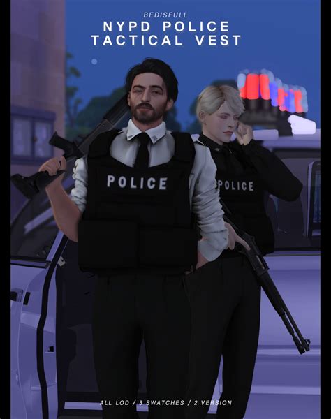 Police Tactical Vest Sims Videos Sims 4 Clothing Ts4 Cc Sims 4 Mods