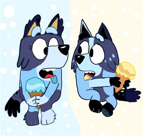 Blue And Yellow Bluey Fanchildren By Rubyponywolf22 On Deviantart