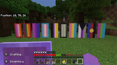 Some Pride Flags I Made In Minecraft Rminecraft