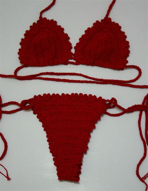 bikini set swimsuit handmade brazilian crochet bikini etsy