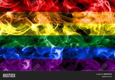 Gay Smoke Flag Lgbt Image And Photo Free Trial Bigstock