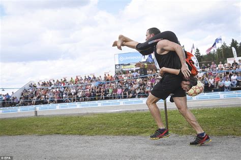 2016 World Wife Carrying Championships In Finland Captured In