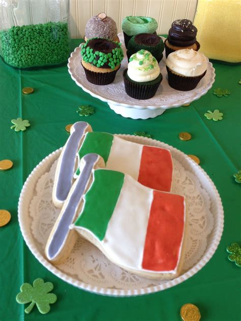 Irish cookies, also called biscuits, are part of the grand tea tradition in the british isles. Irish Flag Sugar Cookies | Sugar cookies, Desserts, Food