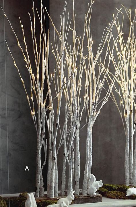 Bold & colorful designs for real homes. Roost Lighted Birch Forest (With images) | Tree branch ...