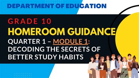 Homeroom Guidance Grade 10 Quarter 1 Module 1 Decoding The Secrets Of