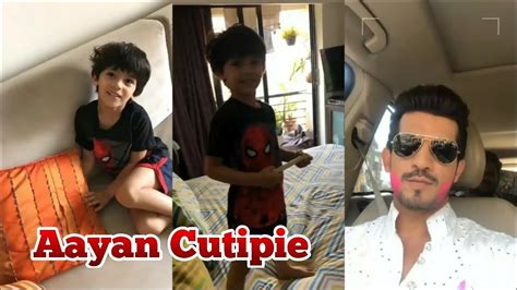 Arjun Bijlani Son Aayan Full Masti With Father Ishq Mein Marjawan Youtube