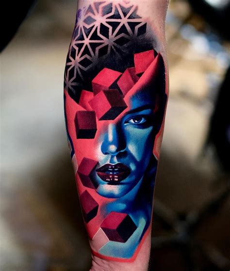 Tattoo Artist Volkan Demirci Inkppl Colored Tattoo Design Galaxy Tattoo Tattoo Designs And