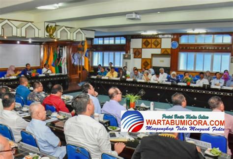 Rapat Bahas Kinerja Dan Program Strategis Ini Pesan Gubernur Ntb