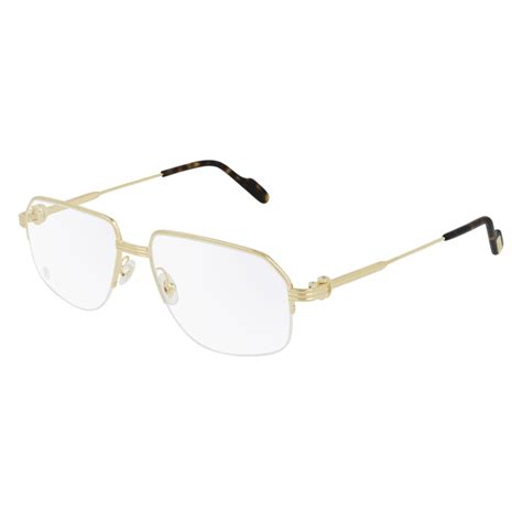 cartier optical glasses ct02850 gold cartier eyewear avvenice