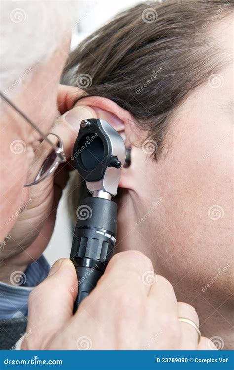 Ear Examination Stock Photo Image Of Practitioner Exam 23789090