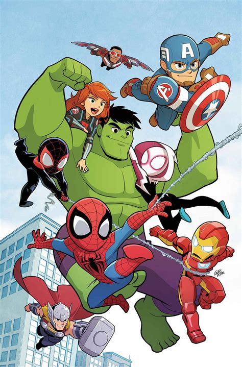 Marvel Comics April 2018 Solicitations Chibi Marvel Avengers Cartoon