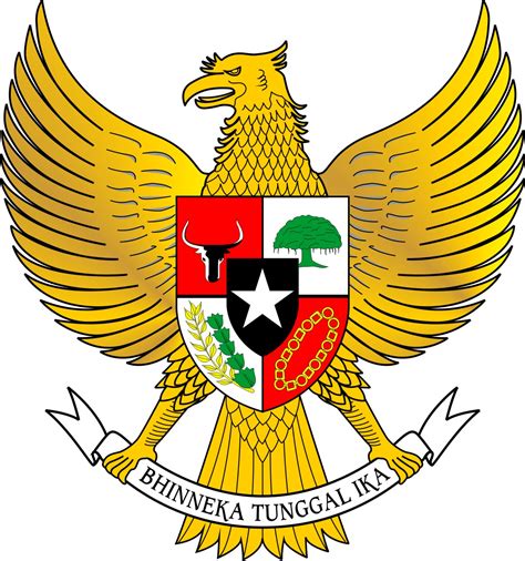 Acrylic fridge magnet 3a indonesia coat of arms of indonesia in. Trip To The World: garuda