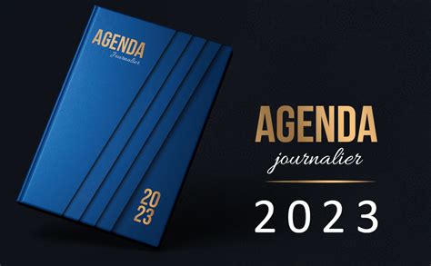 Amazon Fr Agenda Journalier Format A Fran Ais Jour Page