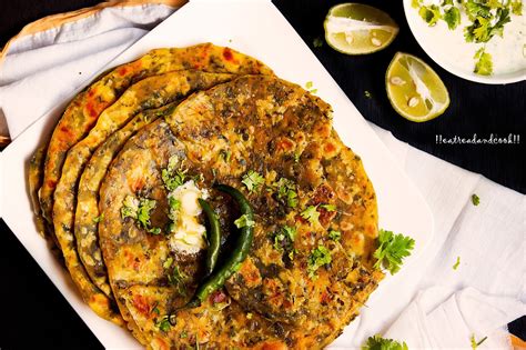 Kasuri Methi Paratha Hebbars Kitchen