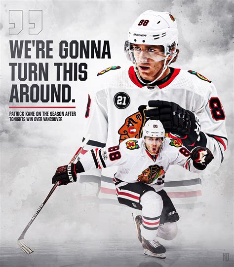 Patrick Kane - Quote Graphic on Behance in 2020 | Graphic quotes, Patrick kane, Patrick kane hockey