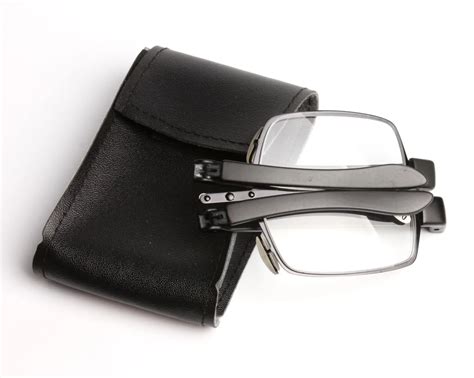 Fashion Ultra Light Women Men Slim Metal Folding Reading Glasses Mini