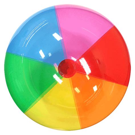 Beach Balls From Small To Giants 36 Inch Translucent Rainbow Beach Balls