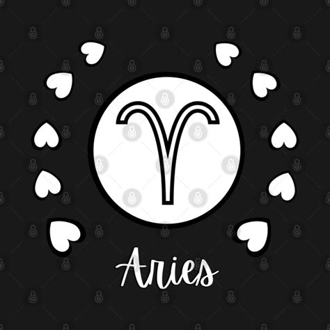 Aries Astrological Symbol Zodiac Logo Badge Design Aries T Shirt