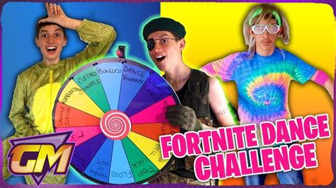 Fortnite Dance Mystery Wheel Challenge Kids In Real Life Youtube