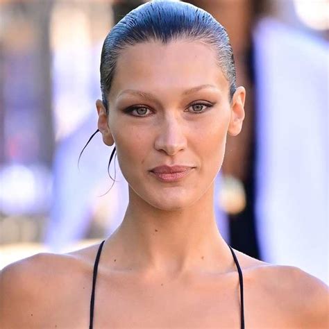 bella hadid returns to set for first time in 5 months after lyme disease treatment celebrates