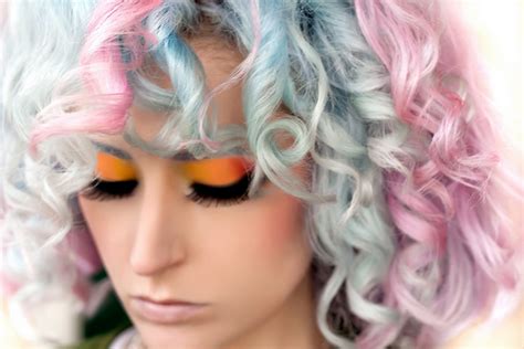 Rainbow Hairstyles Rainbow Hair Cotton Candy Hair Hair Styles