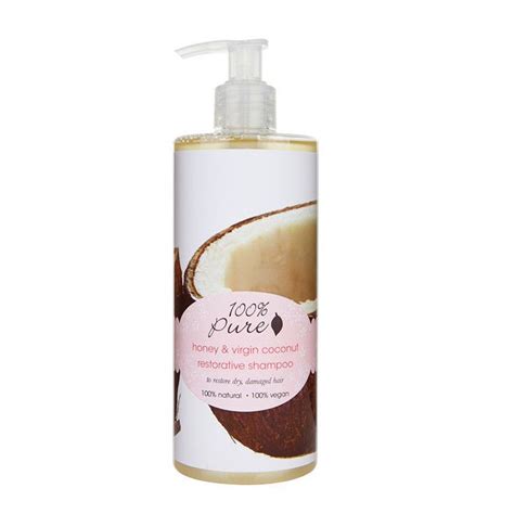 100 Pure Honey And Virgin Coconut Restorative Shampoo Nourished Life Coconut Shampoo Coconut