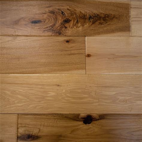 Discount 5 X 34 Hickory Character Prefinished Solid Natural Hardwood
