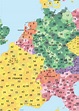 Digital Postcode Map Europe 1382 | The World of Maps.com