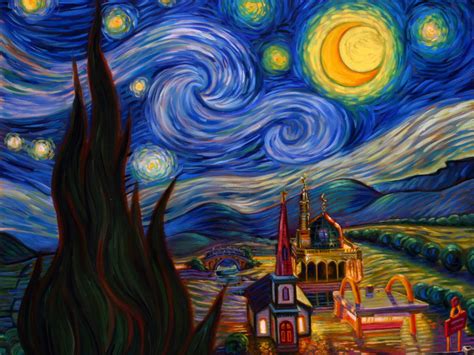 Starry Night Van Gogh Famous Paintings