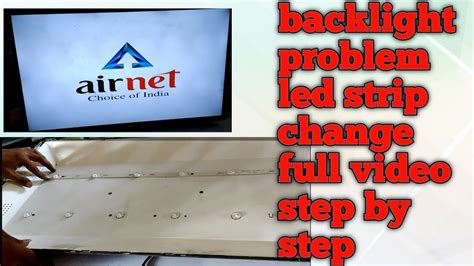 32 Led Tv Backlight Repair Full Video Step By Step Youtube