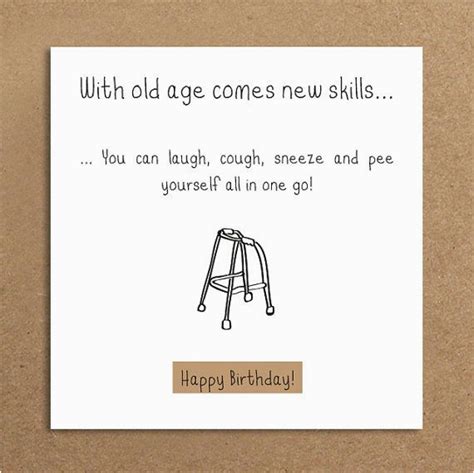 Funny Old Age Birthday Cards Birthdaybuzz