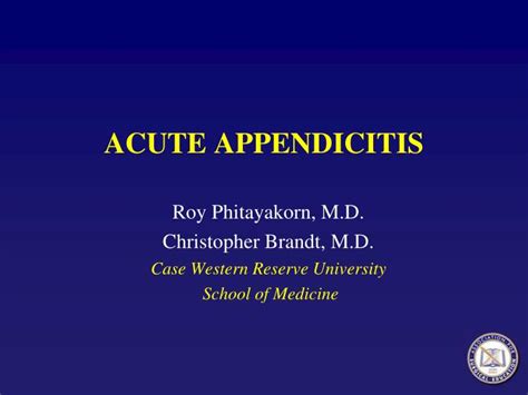 Ppt Acute Appendicitis Powerpoint Presentation Free Download Id