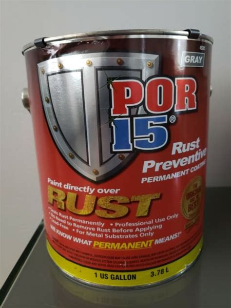 Por 15 Rust Preventive Gray 1 Gallon 45201 Ebay