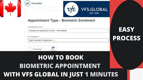 How To Book A Biometric Appointment Online For Canada Visa With Vfs